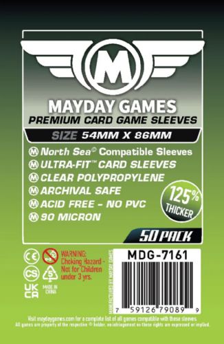 50 Mayday Games Premium North Sea sleeves 54x86mm MDG7161